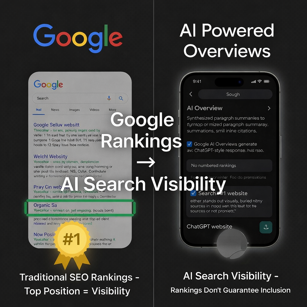 Google does not equal AI visibility